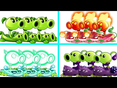 5 Best PEA & VINE Plants Battlez - Who Will Win? - PvZ 2 Plant Vs Plant