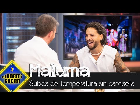 Maluma sube la temperatura al quitarse la camisa - El Hormiguero