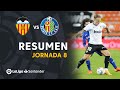 Resumen de Valencia CF vs Getafe CF (2-2)