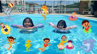 NOSSA PISCINA INFLVEL VIROU UM BARCO