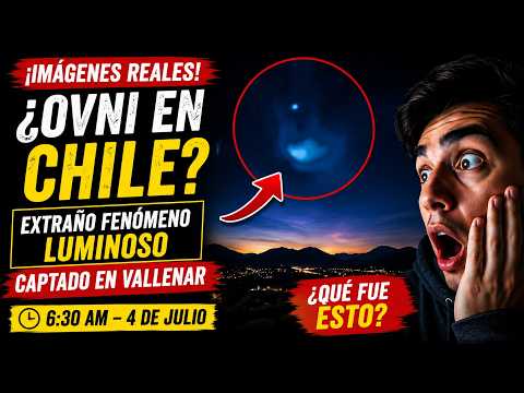 ¿OVNI en Chile? Extraño Fenómeno Luminoso Captado en el cielo de Vallenar Hoy 2026 Video Real objeto