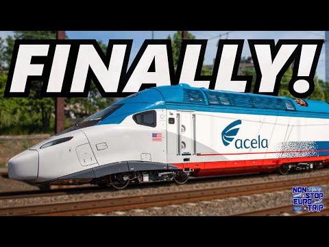 FIRST LOOK: Amtrak's Brand New Acela Highspeed Train 🚆🇺🇸 
