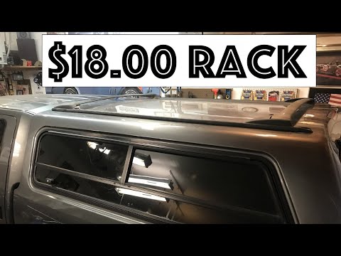 This is a video of the roof rack I added to my Leer truck topper / cap.