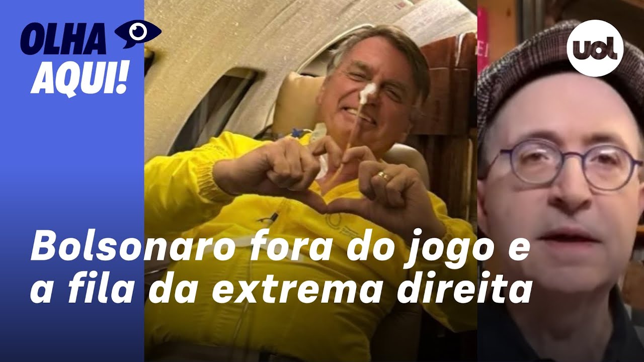 Reinaldo: Internação consolida Bolsonaro fora do jogo em 2026; o que fará a extrema direita?