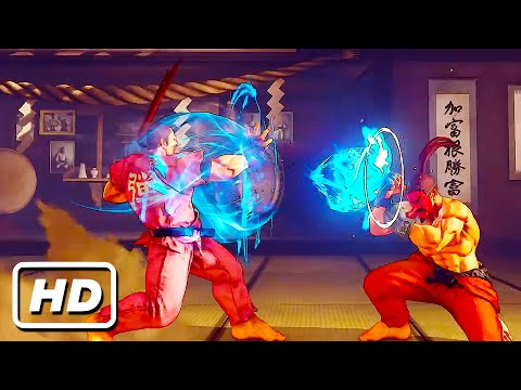 Street Fighter V Winter Update - Dan Full Match Gameplay!