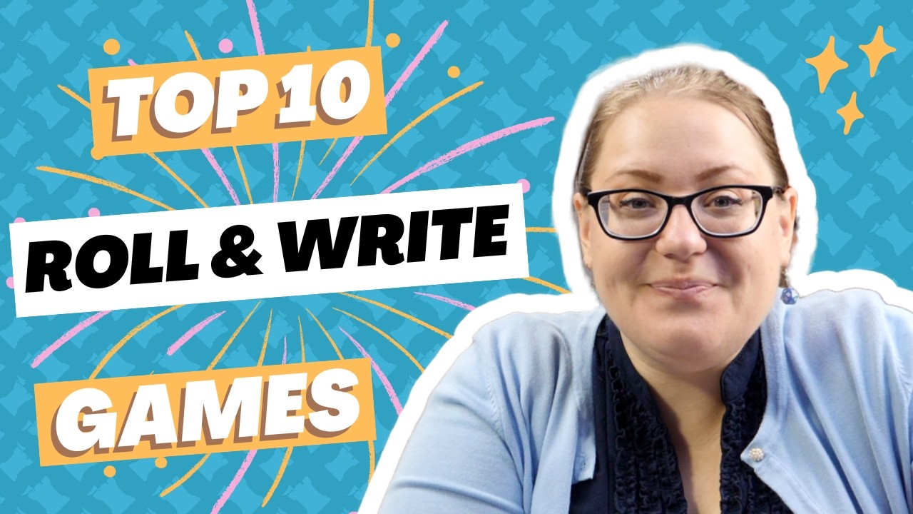 Top 10 Roll & Write Games with Wendy Yi