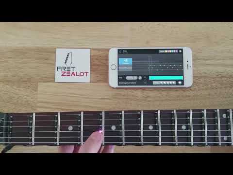 Song controls demo - Fret Zealot app feature