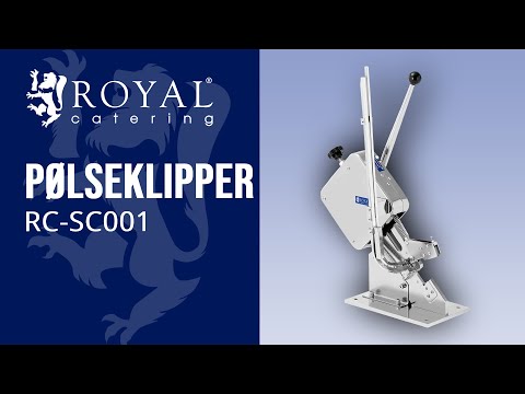 Produktvideo - Pølseklipper - høj kvalitet - flere anvendelsesmuligheder - Royal Catering