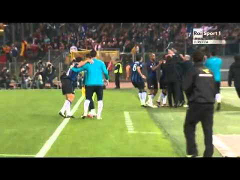 2010-2011 Coppa Italia - Roma vs Inter 0-1 Stankovic (Andata)