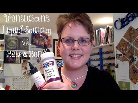 Transluscent Liquid Sculpey vs  Bake & Bond - Explaining the Differences by KatersAcres