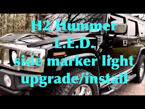 Hummer H2 side marker light replacement