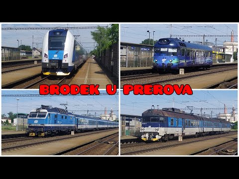 Vlaky Brodek u Přerova • 13.6.2023