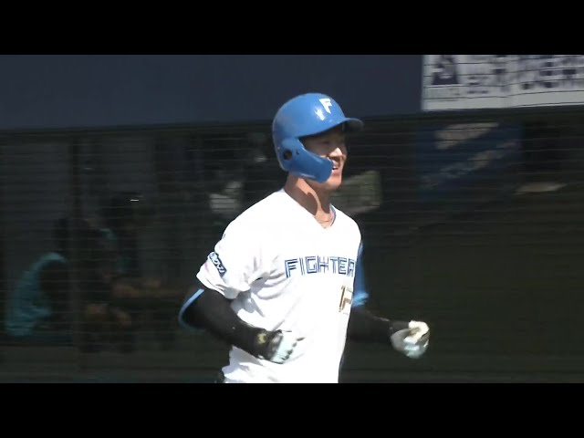【ファーム】ライトスタンドへ一直線!! ファイターズ・矢澤宏太 先頭打者ホームランを放つ!! 2024年9月18日 北海道日本ハムファイターズ 対 東京ヤクルトスワローズ