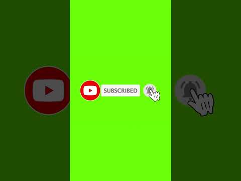 Green Screen Subscribe Button Animation | Green Screen | Button #shorts
