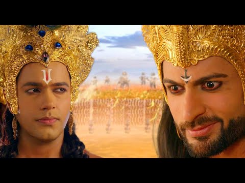 वासुदेव ने दुर्योधन को अपनी बातों में उलझाकर अर्जुन को चुना। || Suryaputra Karn ||