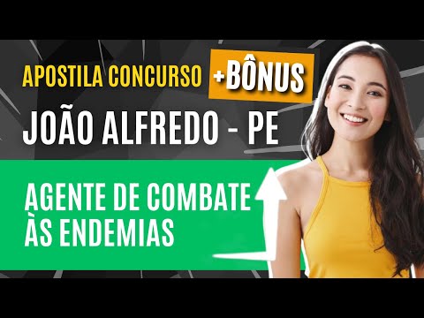 Apostila para Agente de Combate às Endemias (Concurso João Alfredo - PE 2025)