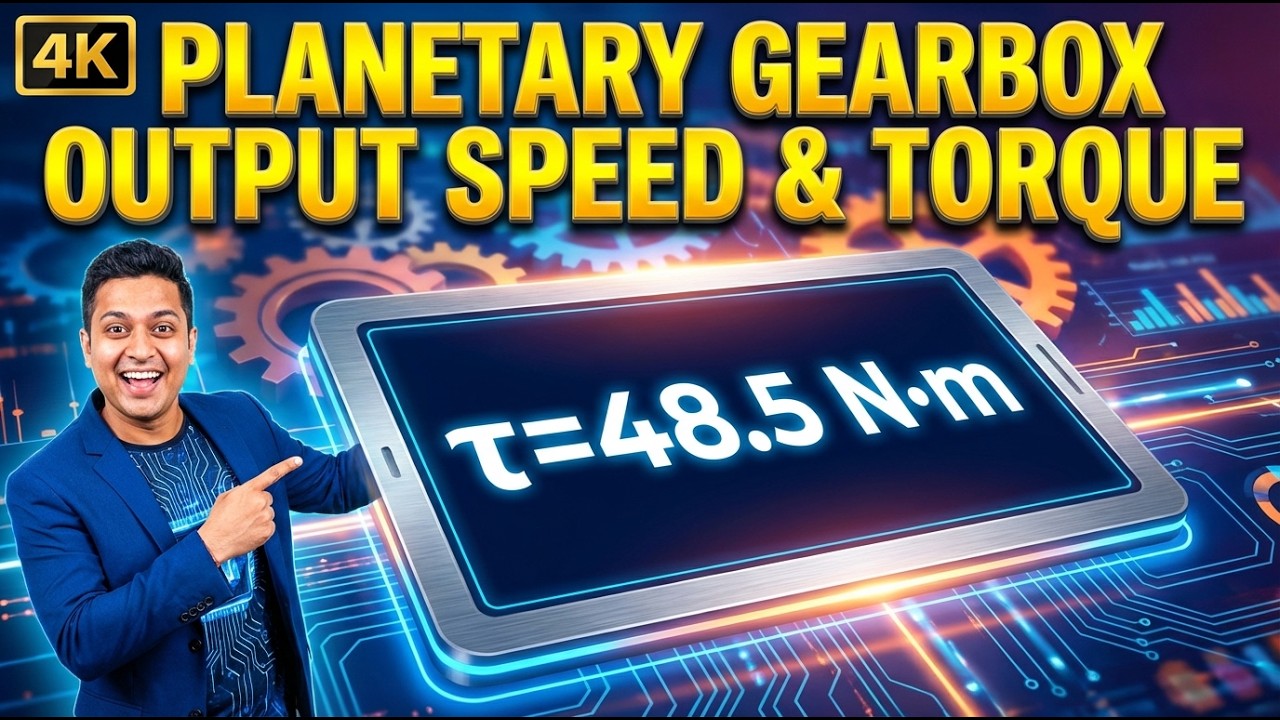 Planetary Gearbox Output Speed & Torque Interactive Calculator