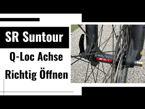 SR Suntour Steckachse Q-Loc. So einfach und schnell geht´s. Tutorial