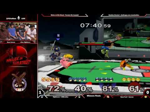 Melee on Elm Street   2v2 Winners Finals   EMG n0ne + Nightmare vs Ryan Ford + Jamrun
