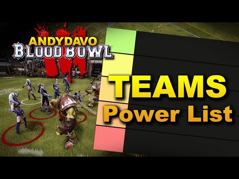 Blood Bowl 3: Team Power Rankings Explained and Discussed!