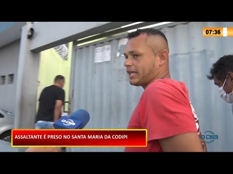 Homem é preso com moto roubada na Santa Maria da Codipi 12 02 2021