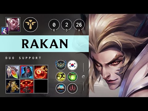 Rakan Support vs Alistar - KR Challenger Patch 25.20