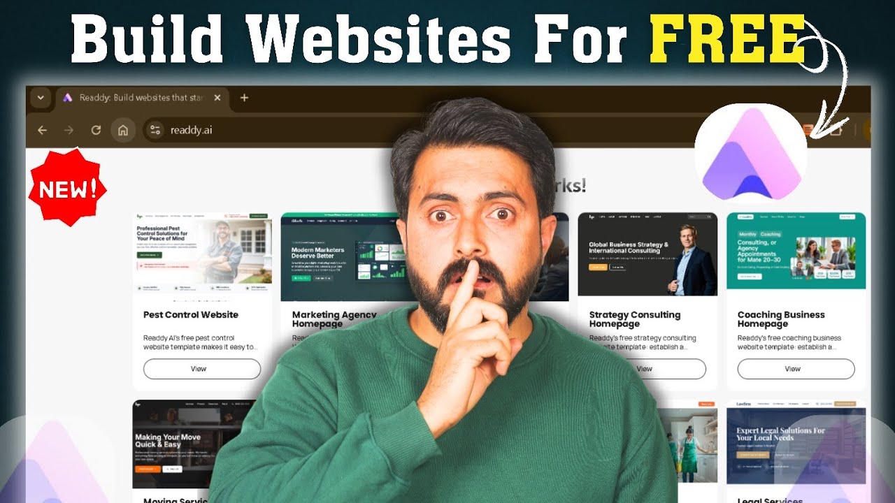 Create a Stunning Website for FREE with AI in 2025 | Built and Published in Minutes