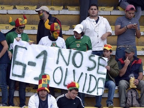 1 abril 2009, Bolivia 6 - Argentina 1