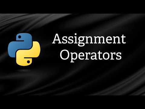 Master Python Assignment Operators 2026 Python Wala Dost