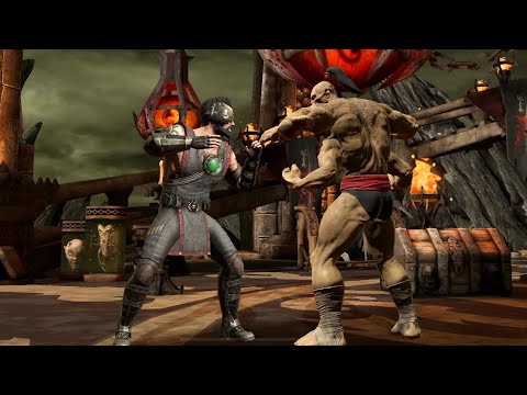 Kano vs Goro Fight Mortal Kombat