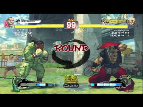 sotec0173 [Balrog] Vs mameta_com [Gouken] SSF4 AE Japanese Online Ranked Matches - PSN