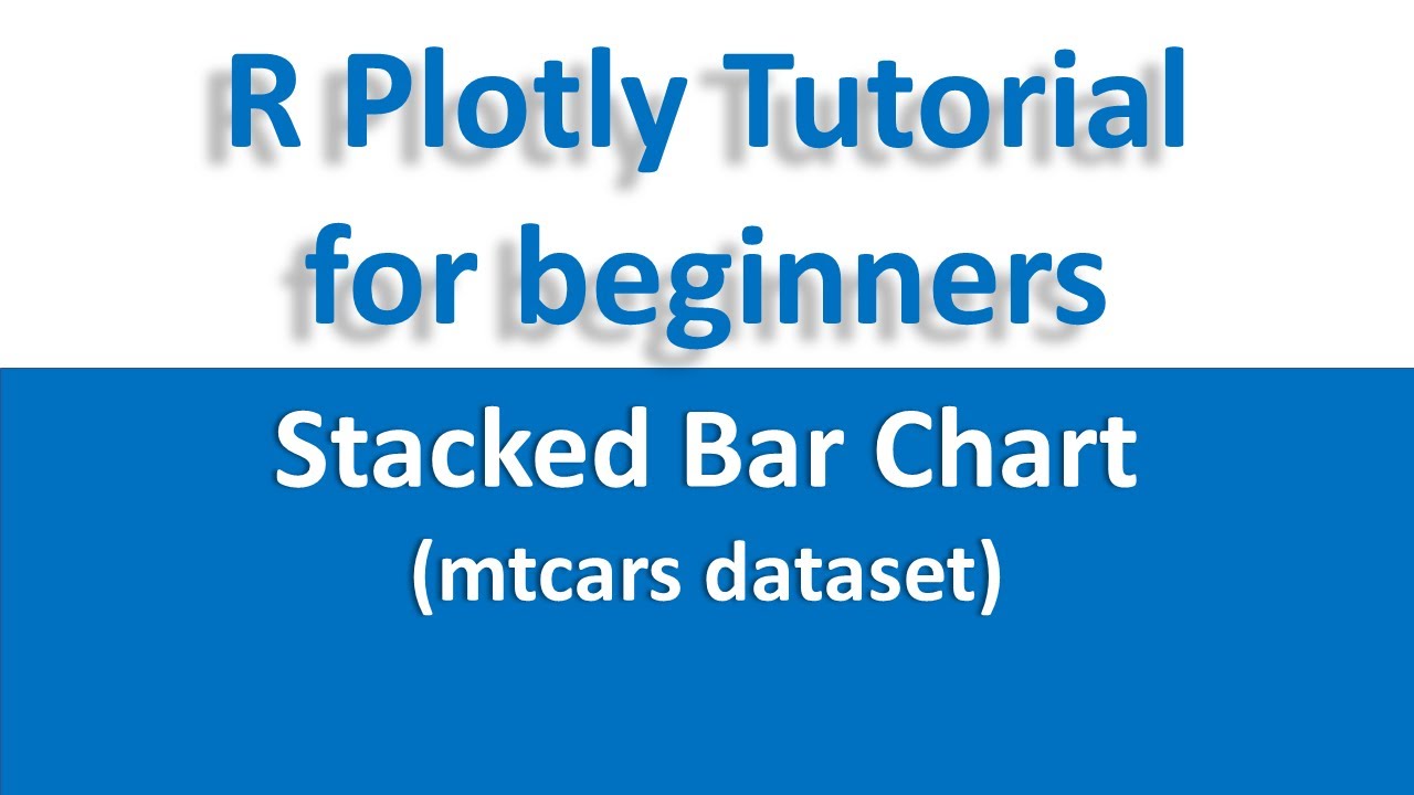 R Plotly Tutorial | Stacked Bar Chart | Plotly in R