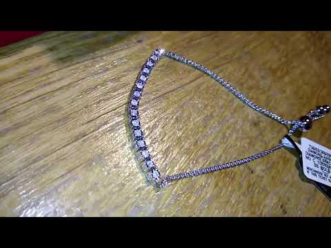 Wrapped Diamond Bolo Bracelet (1/2 ct. t.w.) in Sterling Silver
