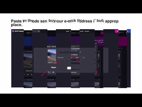 How to use RCNT NFT Market