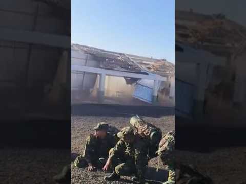 Militares graban el SISMO en el batallón donde DE LA ESPRIELLA tomó posesión #shots
