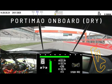 Portimao Onboard (DRY) | Ferrari 296 Challenge | AF Corse | 2025