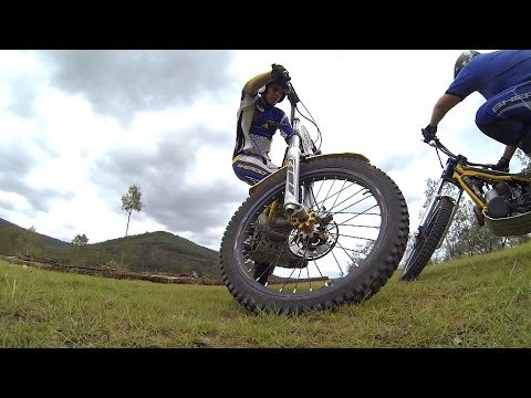 How to pivot turn & full lock turn on trials bikes︱Cross Training Trials Techniques