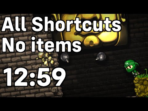 All Shortcuts, Backwards & Itemless in 12:59
