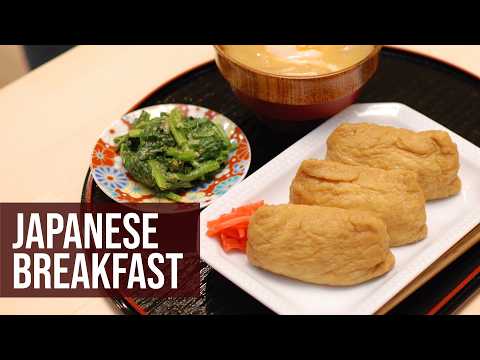 My Go-To Japanese Breakfast: Addictive Inari Sushi, Egg Miso Soup & Gomaae