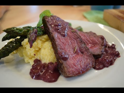 "Recipe of the Week"  Moose, Sous Vide with a nice Red-Wine Horseradish Cream Sauce