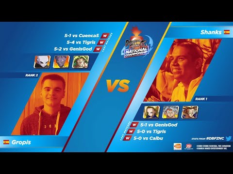 GROPIS vs SHANKS | National Championship Playoffs - Final - Spain | Dragon Ball FighterZ