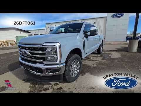 2026 Ford Super Duty F-350 SRW King Ranch 4WD Crew Cab 6.75' Box in Gray for sale at Drayton Valley Ford in Drayton Valley, AB