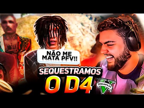 LUQUET4 E PAULINHO O LOKO SEQUESTRARAM O D4 @diogodefante NO GTA RP! (LUQUET4)