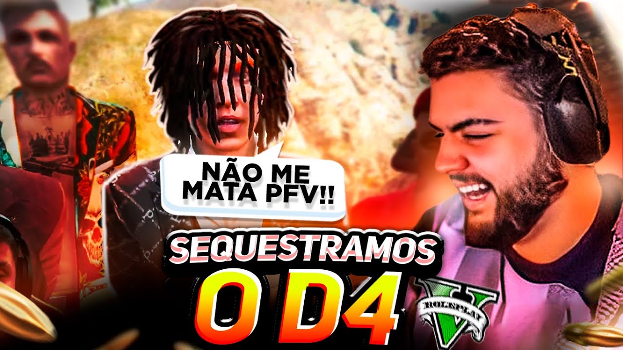 LUQUET4 E PAULINHO O LOKO SEQUESTRARAM O D4 @diogodefante NO GTA RP! (LUQUET4)