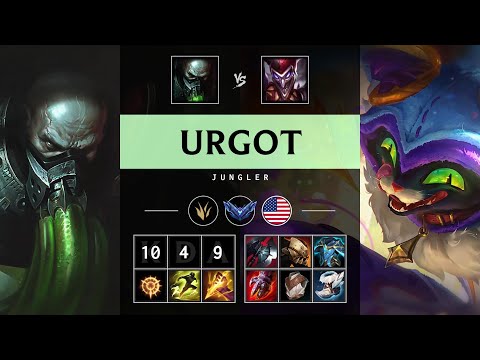 Urgot Jungle vs Shaco - NA Diamond Patch 25.15