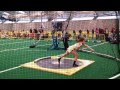 Taylor goes 31' 9" in the shot put Kent St. University HS indoor meet