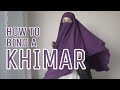 How To Bind A Khimar Jilbab Tutorial