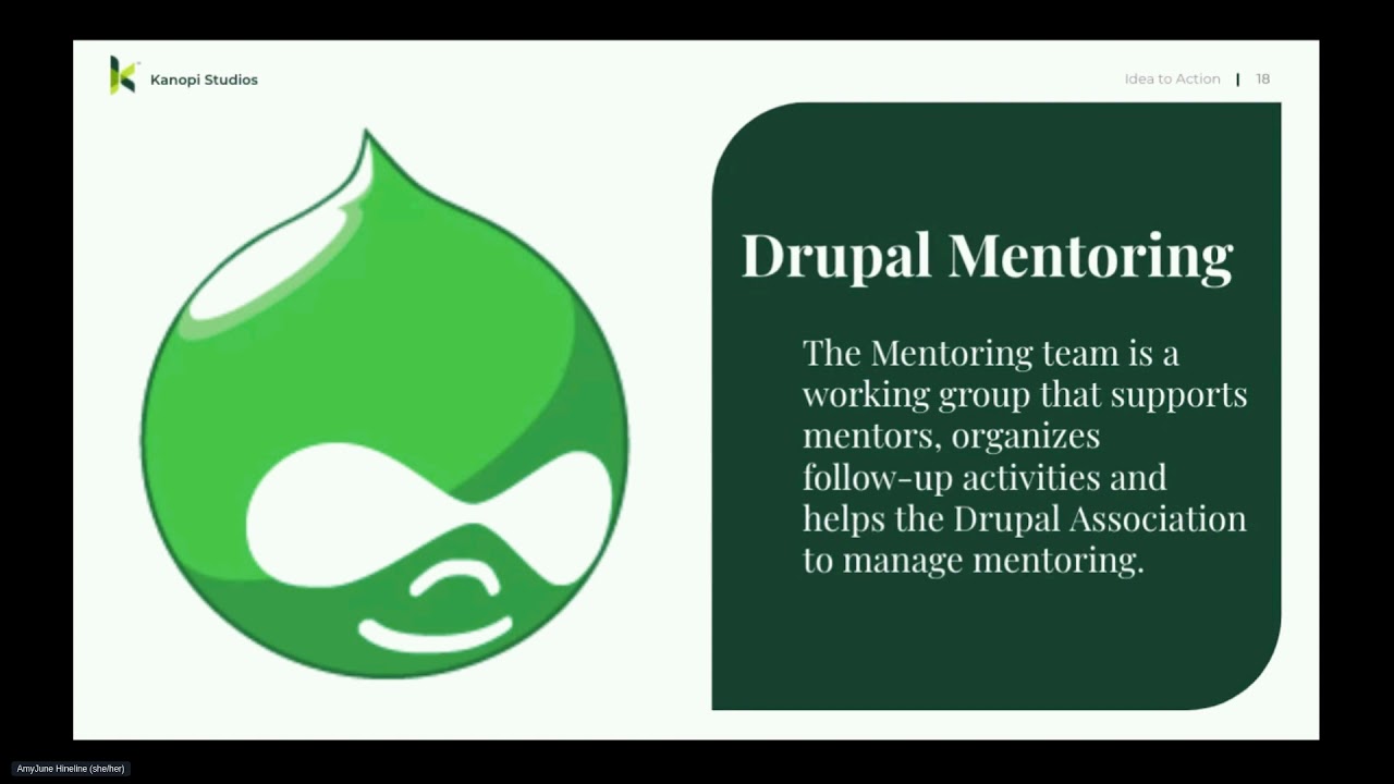 OPEN WEB COMMUNITY - Idea to Action - How to turn your passion into a Drupal Community Project
