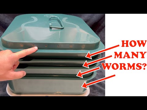 How Many Worms To Expect In Each Level Of Your Worm Tower | Vermicompost Worm Farm