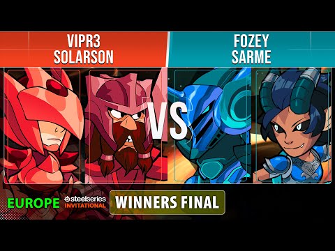 VipR3 & Solarson VS Fozey & Sarme - Winners Final - EU - Brawlhalla SteelSeries Invitational 2022